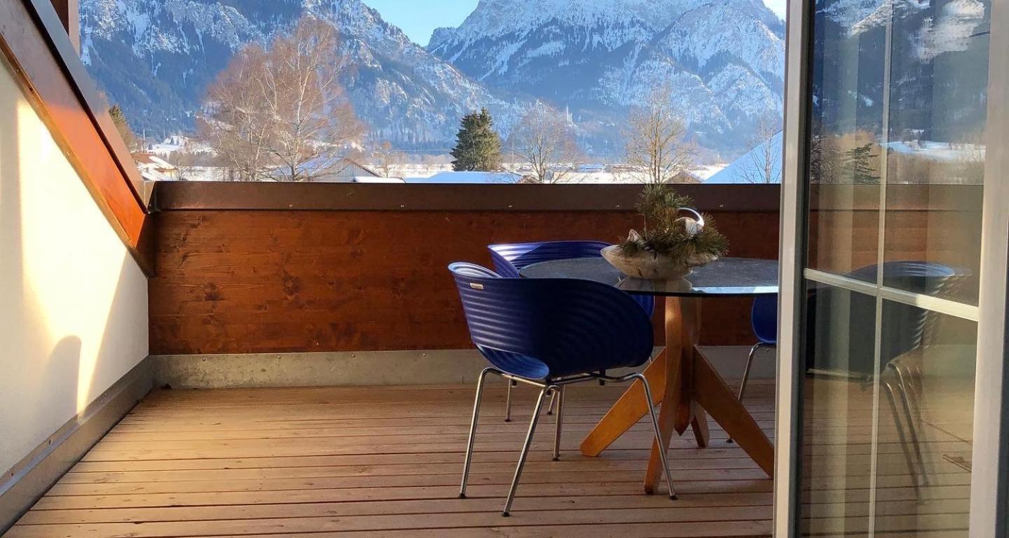 Alpenglueck De Luxe Ferienwohnung Am Forggensee 施万高 外观 照片